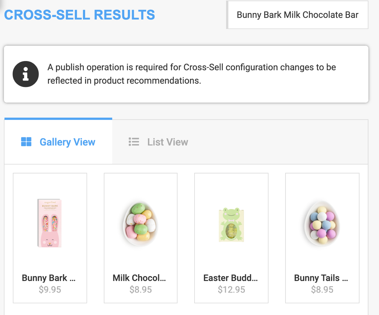 Cross Sell - Results