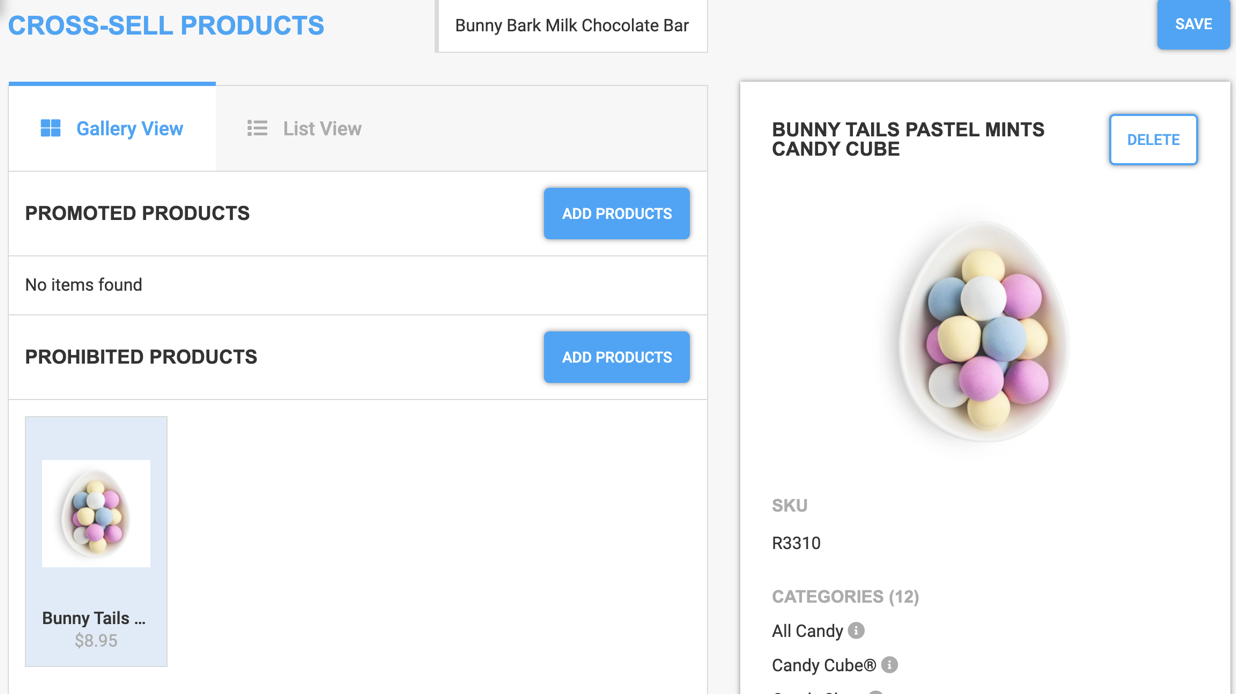 Cross Sell - Remove Rule